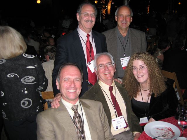 Jim Warren, Nick Linsmayer, Bill Reichert, Bob Cunningham and Nicole Hamilton